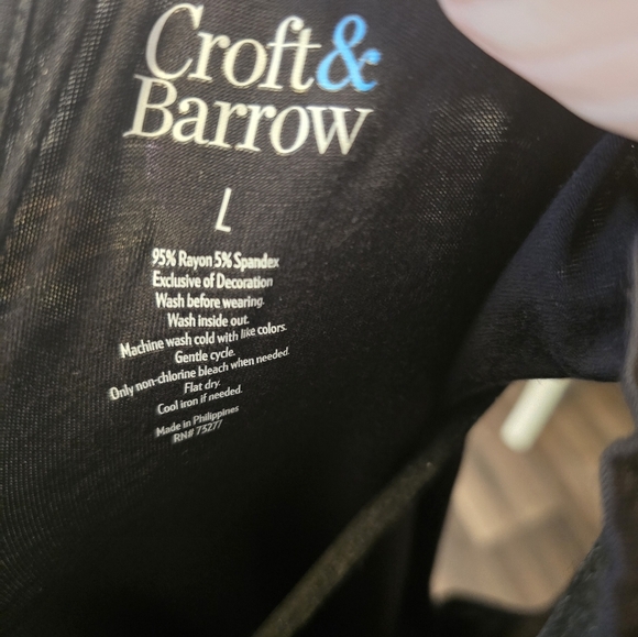 Ladies Lg Croft & Barrow Sleeveless Top - Picture 4 of 4